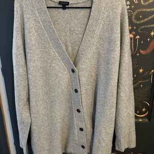 Talbots Light Gray Women's Cardigan